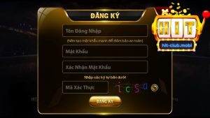 Các bước Đăng ký Tài khoản Hitclub