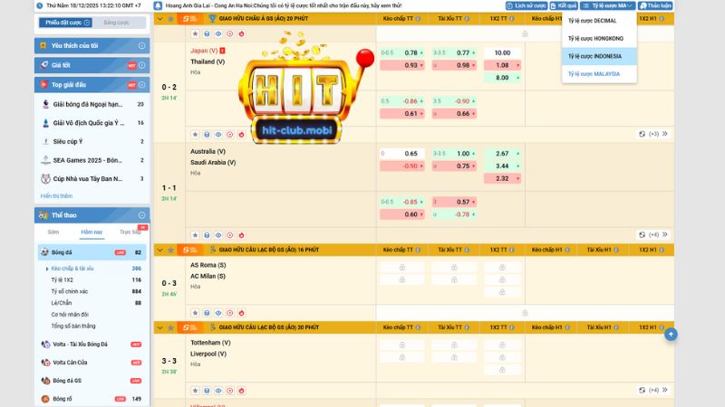 Tỷ lệ kèo cược đa dạng và cách soi kèo chuẩn